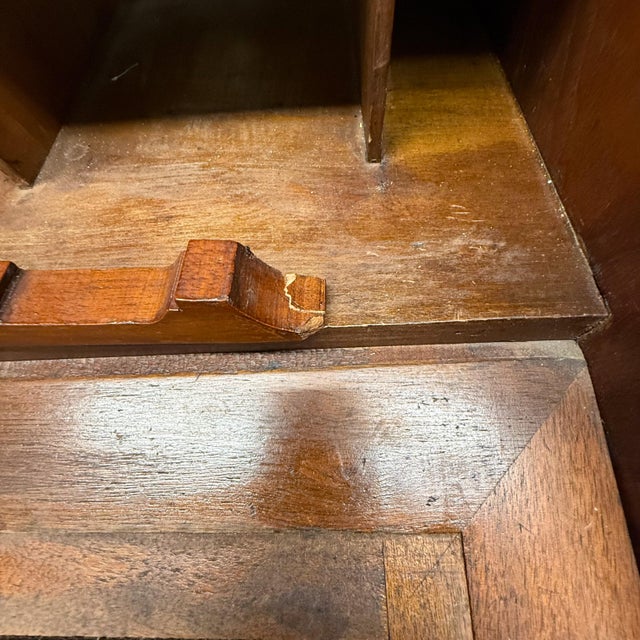 Antique Victorian Drop Front Secretary Desk Bureau Eastlake Attributed With Key For Sale - Image 18 of 18
