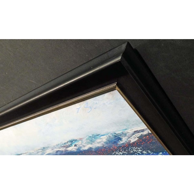 Impressionist Earl Biss "Winter Ponies of the Nez Perce"#8 With Custom Frame 24x36 Giclée For Sale - Image 3 of 4