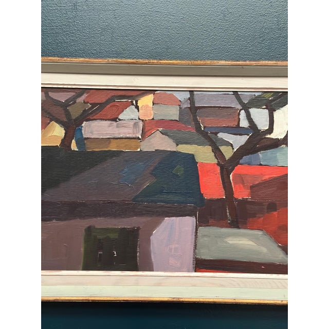 Raymond Wallentin, On the Outskirts of Kalmar, 1959, Oil on Canvas, Framed For Sale - Image 4 of 18