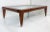Mid-Century Modern Late 20th Century Vintage Enrique Garcel Mahogany Coffee Table With Inset Beveled Glass Top For Sale - Image 3 of 12