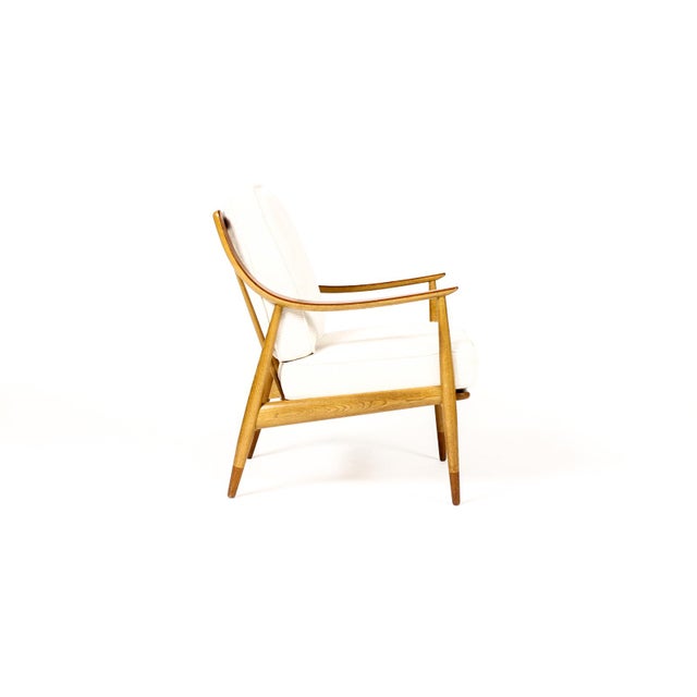 1960s 1960s Danish Modern Mid Century Oak Fd-146 Easy Chair — Peter Hvidt + Orla Mølgaard-Nielsen For Sale - Image 5 of 15