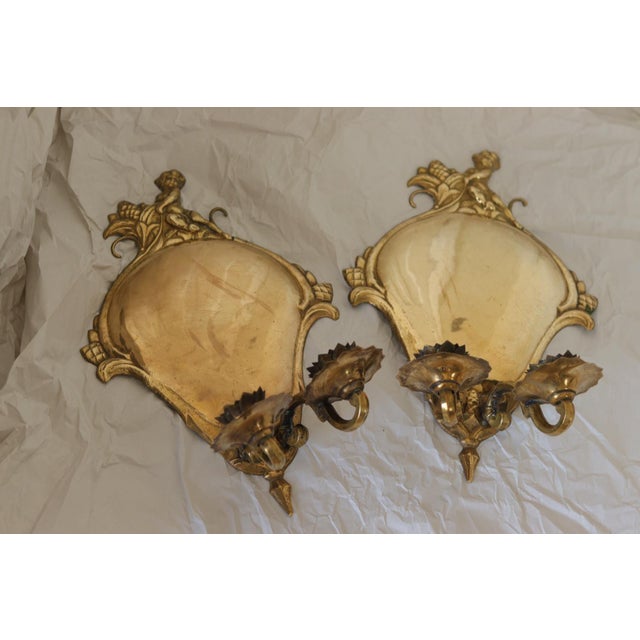 Mid-Century Swedish Brass Sconces, Set of 2 For Sale - Image 13 of 16