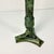 1970s 1970s Vintage Neoclassical English Stag Head Faux Verdigris Green Tole Pedestal Urn Vase. For Sale - Image 5 of 15
