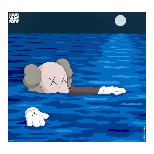 Kaws Tide Poster Brooklyn Museum For Sale