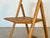 Vintage Folding Chairs in Ash and Vienna Straw, 1970s, Set of 4 For Sale - Image 10 of 18