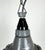 Mid-Century Modern Industrial Grey Pendant Light, Former USSR, 1960s For Sale - Image 3 of 16
