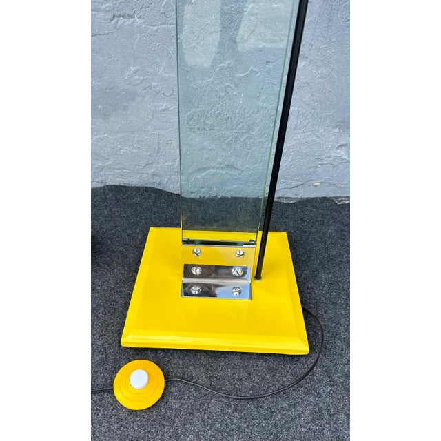 1980s Mid-Century Modern Cast Iron Floor Lamps - a Pair For Sale - Image 4 of 4