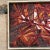 Modern Abstract Oil Painting, Fire Red, Signed, 1966, 19x13 in Mid-Century For Sale In San Diego - Image 6 of 15