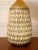 Ceramic Vintage Brutalist Textured Ceramic Table Lamp With Geometric Relief For Sale - Image 7 of 8