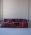 Terrazza Sofa Landscapes in Burgundy Leather by Ubald Klug for de Sede, 1970s, Set of 4 For Sale - Image 18 of 18