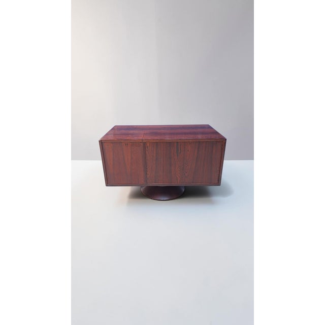 Revolving Bar Cabinet by Gianfranco Frattini for Bernini, Italy, 1960s For Sale - Image 10 of 13