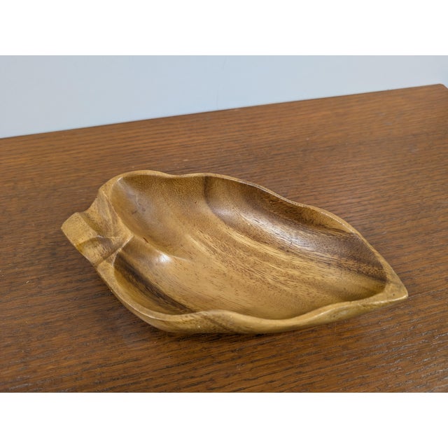 Hand Carved Root Wooden Bowl For Sale - Image 4 of 7