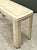 Vintage Tessellated Stone Console Table With Brass Inlay For Sale - Image 15 of 17