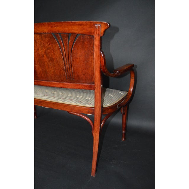 Vienna Secession Seating Set by J&J Kohn, Austria, 1910s, Set of 3 For Sale - Image 6 of 14