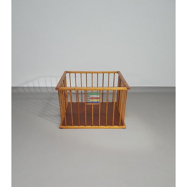 Doggy Box / Playpen 1930's 64 x 64 x 41 cm