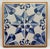 Antique White 18th-Century Hanging Framed Delft Star Tile Plaque For Sale - Image 8 of 9