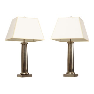 Visual Comfort Modern Style Pair of Table Lamps For Sale