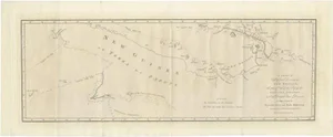 Large Antique Map of New Guinea and New Britain Showing Capt. Cooks Tract, 1773