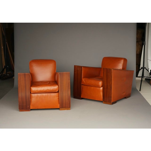 Art Deco Lounge Chairs, 1940s, Set of 2 For Sale - Image 4 of 18