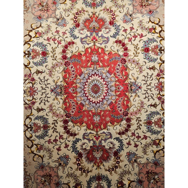 Late 20th Century Late 20th Century Tabriz Rug For Sale - Image 5 of 12