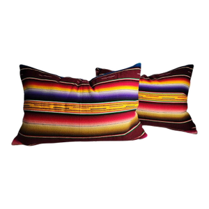 Serape Bolster Pillows - Pair