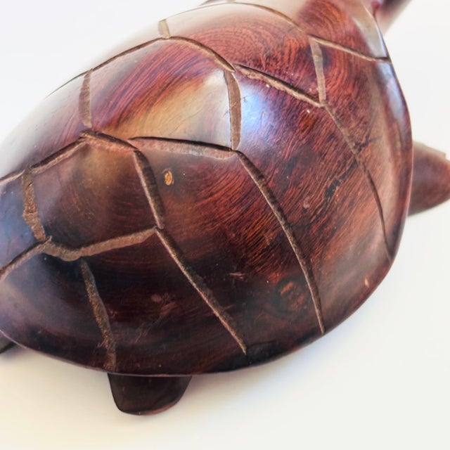 Vintage Ironwood Turtle For Sale - Image 9 of 11