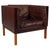 Brown Lounge Chair attributed to Illum Wikkelsoe Holger Christensen, 1960s For Sale - Image 8 of 8