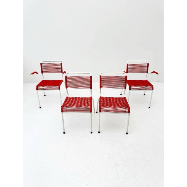 Mid-Century Modern Sissach Spaghetti Chairs from Bigla, 1960s, Set of 4 For Sale - Image 3 of 14