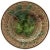 Late 19th Century Late 19th Century English Majolica Leaves & Flowers Plate For Sale - Image 5 of 5