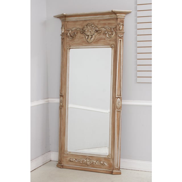 Age: Approx: 30 Years Old Details: Beveled Glass Fine Carved Details High Quality Construction Large Impressive Mirror...