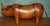 Omersa Brown Leather Rhinoceros Ottoman in the style of Liberty London For Sale - Image 11 of 13