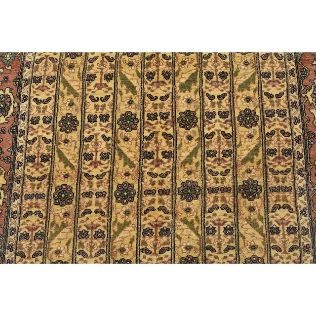 2000 - 2009 Gabbeh Rug 5’6” X 7’7” Beige Wool Vintage Traditional Hand-Knotted Carpet For Sale - Image 5 of 13