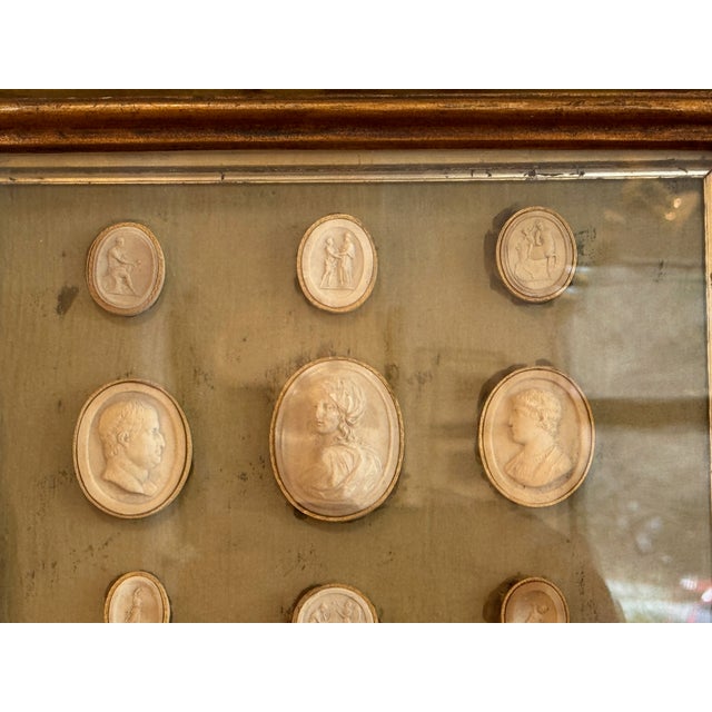 Framed Set of Nine Intaglios For Sale - Image 4 of 6