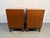 Brown Pair of Mid 20th Century Walnut Nightstands For Sale - Image 8 of 18