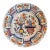 18th Century Dutch Polychrome Delft Charger For Sale