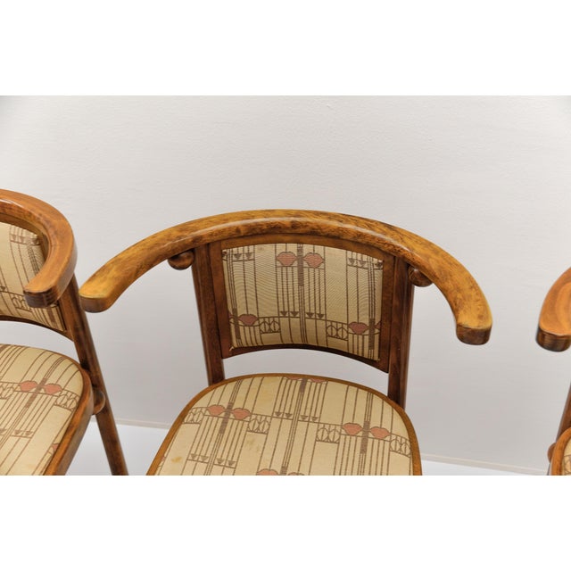 Fledermaus Chairs by Josef Hoffmann for Wittmann, 1960s, Set of 4 For Sale - Image 14 of 18