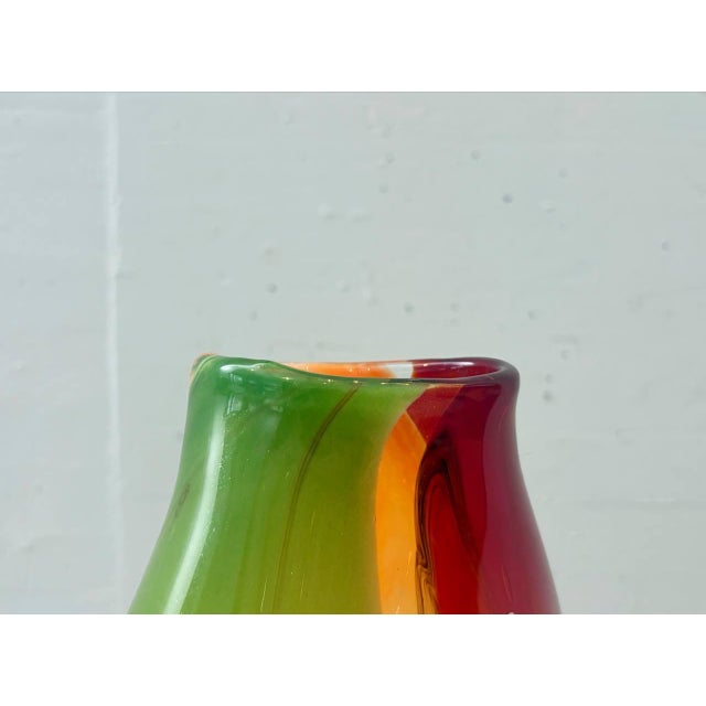 Studio Glass Vase fro Mdina Glass, Malta, 1970s For Sale - Image 13 of 17