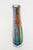 1980s Vintage Signed Murano Striped Glass Pitcher or Object in Turquoise, Green, Pink, Red, Clear, Italy For Sale - Image 5 of 10