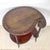Antique Mahogany Two-Tier Kidney Table With Bobbin Turned Legs and Brass Feet For Sale - Image 4 of 12