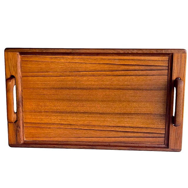 Dansk Vintage Dansk Teak Wood Breakfast/Laptop Tray For Sale - Image 4 of 12