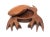 1960s Handcrafted Taverneau Wood Crab Trinket Box For Sale In Miami - Image 6 of 11