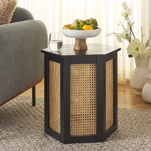 Lend a warm and sophisticated tone to any room with our Danez accent table. Bold geometry and a masterful mix of materials...