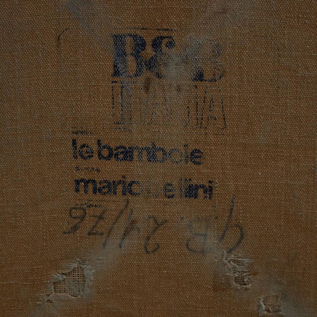 Set of Le Bambole Lounge Chair and Ottoman by Mario Bellini for B&B Italia, 1972 For Sale - Image 12 of 14