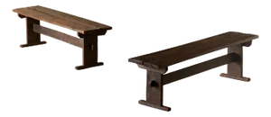 Pine Benches, Sweden, 1960s, Set of 2