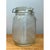 Transparent Vintage Ribbed Glass Storage Jar For Sale - Image 8 of 12