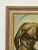 Vintage Art Deco Style Kneeling Male Nude Oil on Board Painting, Circa Mid 20th Century For Sale - Image 15 of 18