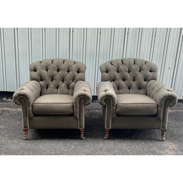 English George Smith Bulgari Chairs - a Pair For Sale - Image 3 of 8