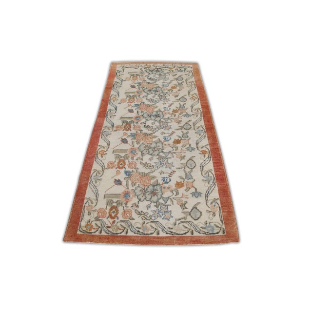 1960s Vintage Turkish Rug 3'3" x 6'6" For Sale - Image 5 of 6