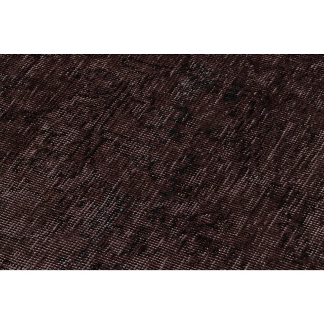 Vintage Persian Rug in Brown and Pink, From Rug & Kilim For Sale In New York - Image 6 of 7