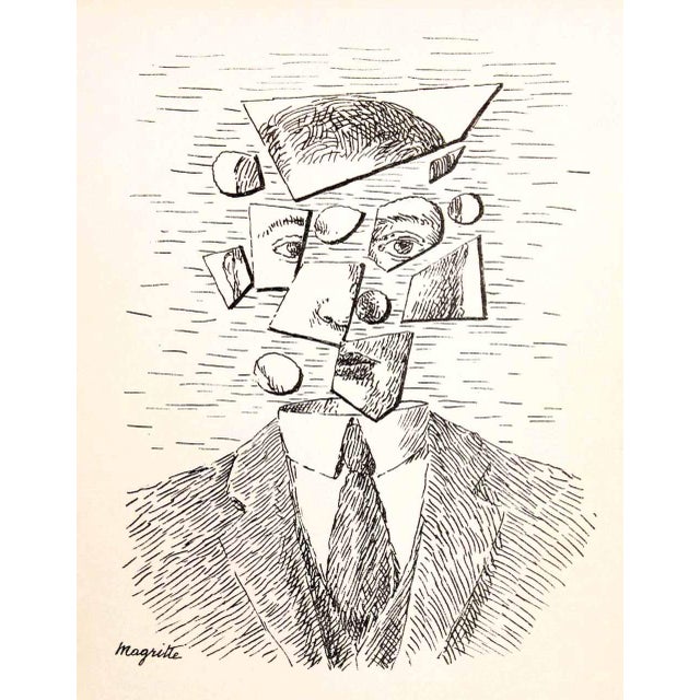Title: Self Portrait Artist: Rene Magritte Country: Belgium Medium: Lithograph Marks:Signed in plate Size: Arjomari paper...
